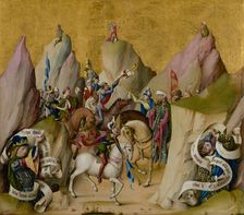 The Meeting of the Three Kings, with David and Isaiah (recto); The Assumption of the..., before 1480 Creator: Master of the St Bartholomew Altarpiece