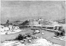 The Mejerda at Slugia, above Mejez-el-Bad, c1890. Artist: Armand Kohl
