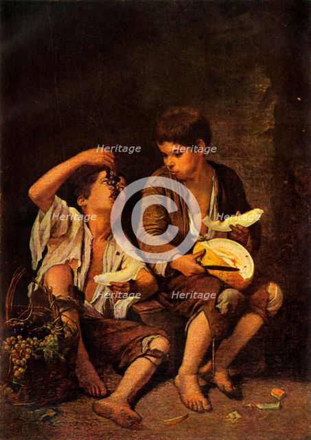 'The Melon Eaters', c1650, (1946).  Creator: Bartolomé Esteban Murillo.