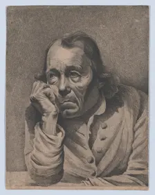 The Melancholic Man, ca. 1800. Creator: Ignace Joseph de Claussin