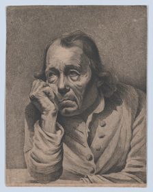 The Melancholic Man, ca. 1800. Creator: Ignace Joseph de Claussin