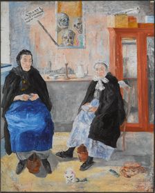 The Melancholy Fishwives, 1892. Creator: James Ensor