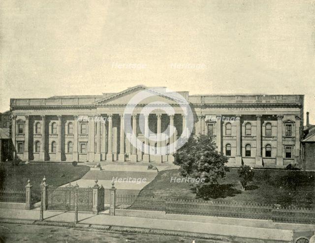 'The Melbourne Public Library', 1901. Creator: Unknown.