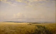 The mellowing fields, 1892. Artist: Myasoedov, Grigori Grigoryevich (1834-1911)