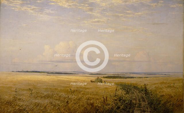 The mellowing fields, 1892. Artist: Myasoedov, Grigori Grigoryevich (1834-1911)