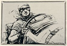 The Memorial Panel to Sir Henry Birkin at Brooklands 1937. Artist: Gordon Crosby