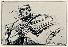 The Memorial Panel to Sir Henry Birkin at Brooklands 1937. Artist: Gordon Crosby