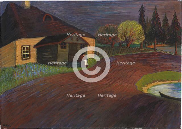 The memory, 1907-1908. Creator: Werefkin, Marianne, von (1860-1938).