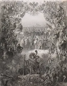 The Members of the Albrecht Durer Society for the Election Year 1843-1844 (Der Albrecht Du..., 1843. Creator: Eugen Napoleon Neureuther