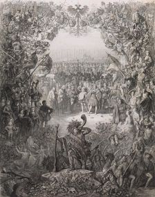 The Members of the Albrecht Durer Society for the Election Year 1843-1844 (Der Albrecht Du..., 1843. Creator: Eugen Napoleon Neureuther