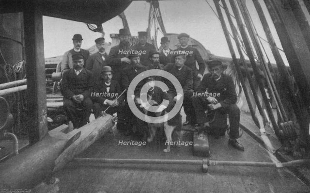 'The Members of the Expedition, after their Return to Christiania', c1893-1896, (1897). Artist: Unknown.