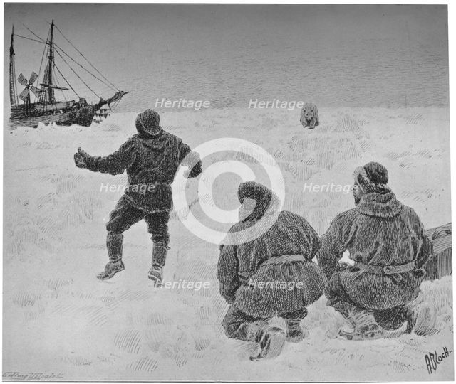 'The Men Who Were Afraid Of Frightening The Bear'. c1893-1896, (1897). Artist: A Bloch.
