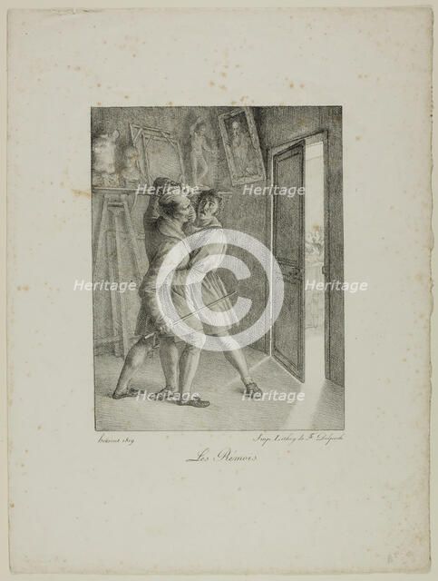 The Men from Rheims, 1819. Creator: Louis Hersent.