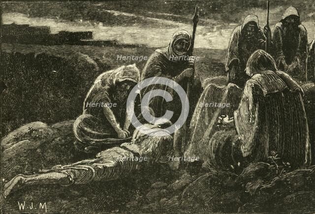 'The Men of Jabesh Mourning Over the Grave of Saul and Jonathan', 1890.   Creator: Unknown.
