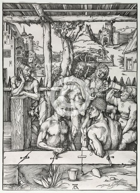 The Men's Bath House, c. 1496-1497. Creator: Albrecht Dürer (German, 1471-1528).