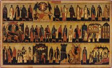 The Menologium for August, Second Half of the 18th cen.. Creator: Russian icon