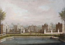 The Menagerie in the Kuskovo Palace Park, Mid of the 18th century