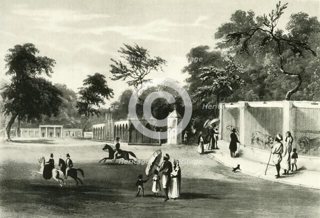 'The Menagerie in Barrackpore Park, 1820', (1925). Creator: Unknown.