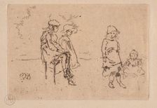 The Menpes Children. Creator: James McNeill Whistler (American, 1834-1903)