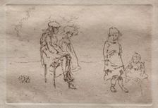 The Menpes Children. Creator: James McNeill Whistler (American, 1834-1903)