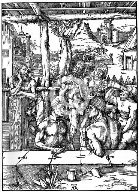 'The Men's Bath', 1497-1498, (1936). Artist: Albrecht Dürer
