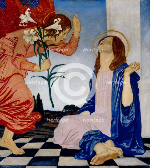 The Message, 1923. Creator: Maurice Greiffenhagen.