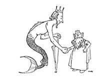 The Mer-King Must Be Invited First c1930. Artist: W Heath Robinson