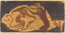 The Mermaid and the Monkey. Creator: Paul Gauguin