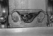 The Mermaid Misericord, Ripon Cathedral, Ripon, North Yorkshire, c1965-c1969. Artist: Laurence Goldman
