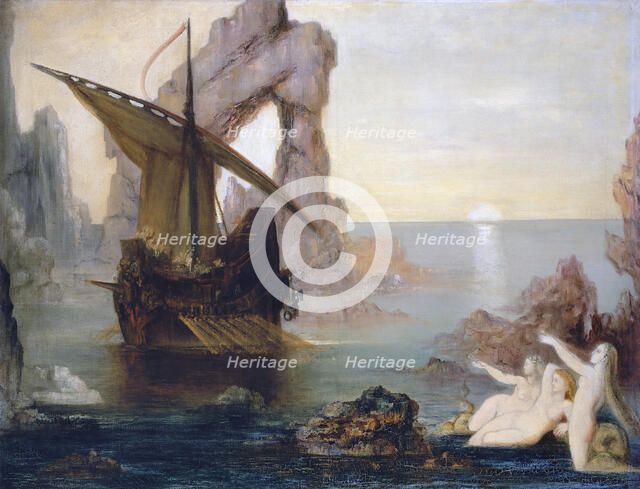 The Mermaids, c1885. Creator: Moreau, Gustave (1826-1898).