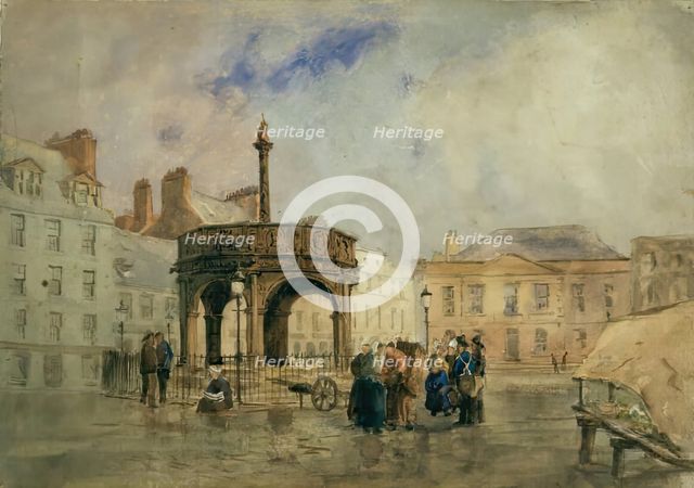 The Mercat Cross, Aberdeen, 1875-1899. Creator: Unknown.