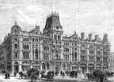 The Mercers Company's New Buildings, Cheapside, 1881. Creator: Unknown
