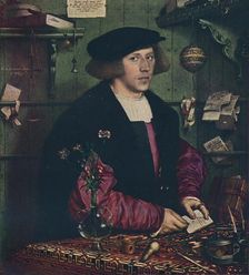 The Merchant Georg Gisze 1532. Artist: Hans Holbein the Younger