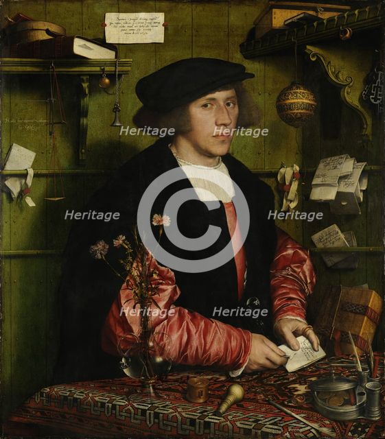 The Merchant Georg Gisze, 1532. Artist: Holbein, Hans, the Younger (1497-1543)