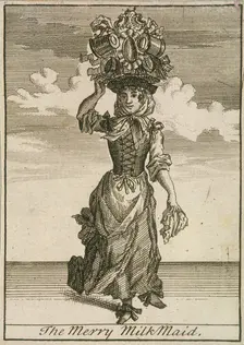 The Merry MilkMaid Cries of London, (c1688?). Artist: Anon