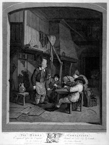 The Merry Companions 1783. Artist: Anon