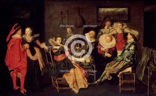 'The Merry Company', 17th century. Artist: Dirck Hals