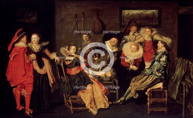 'The Merry Company', 17th century. Artist: Dirck Hals