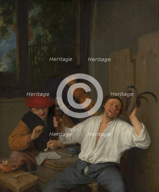 The Merry Drinkers. Creator: Adriaen van Ostade.