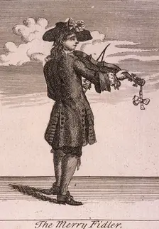 The Merry Fidler Cries of London, (c1688?). Artist: Anon
