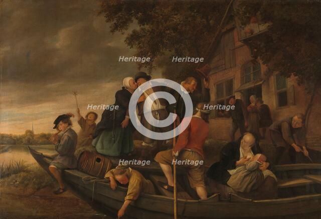 The merry homecoming, 1670-1679. Creator: Jan Steen.