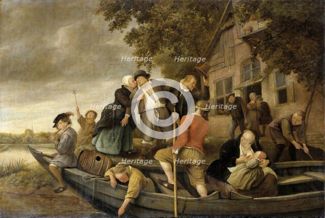 The Merry Homecoming, 1679. Artist: Steen, Jan Havicksz (1626-1679)