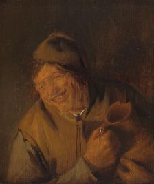 The Merry Peasant, c.1646. Creator: Adriaen van Ostade