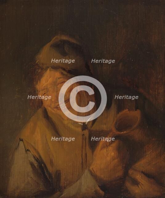 The Merry Peasant, c.1646. Creator: Adriaen van Ostade.