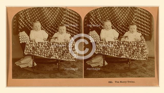 The Merry Twins, New Hampshire, . Creator: BW Kilburn.