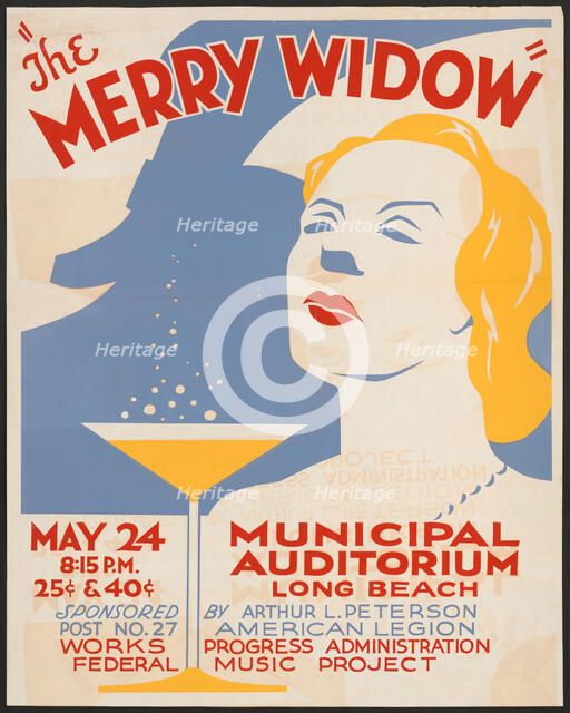The Merry Widow, Long Beach, CA, [193-]. Creator: Unknown.