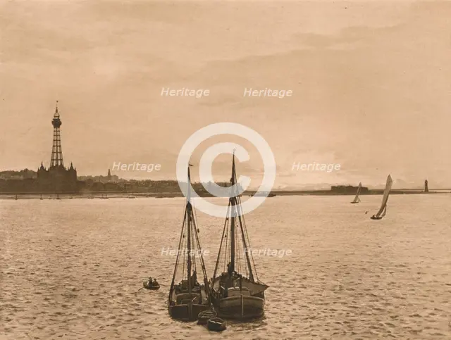 'The Mersey at New Brighton', 1902. Artist: Unknown.