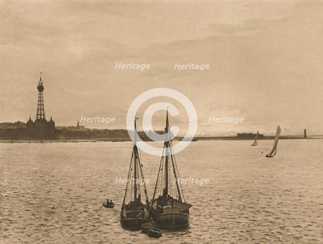 'The Mersey at New Brighton', 1902. Artist: Unknown.