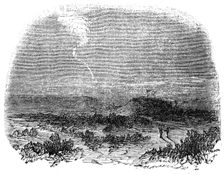 The Meteor, as seen near Corfe Castle, Wareham, Dorset, 1856. Creator: Unknown