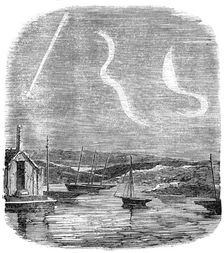 The Meteor, as seen over the Medina, Isle of Wight, 1856. Creator: Unknown
